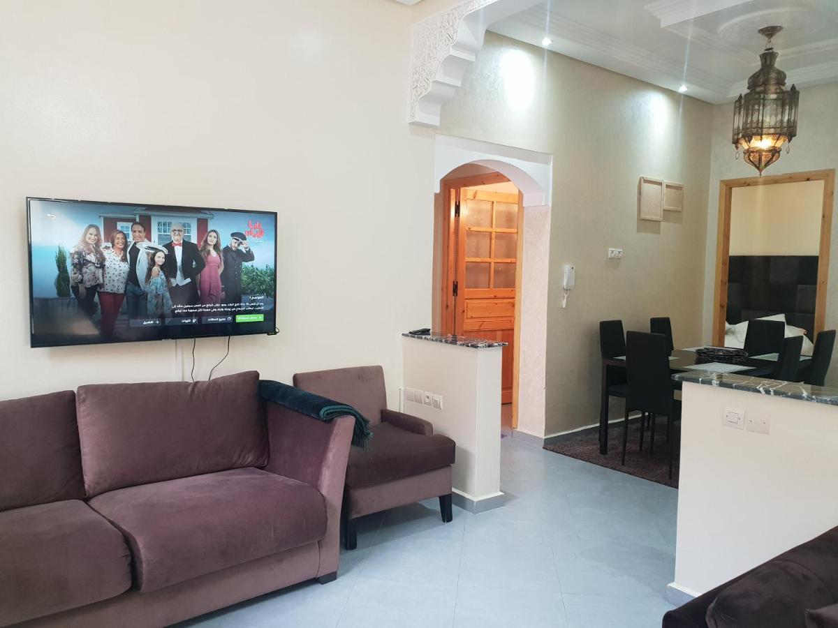Apartament Cycas Family Aparts -Fibre Optique- Marrakesz Zewnętrze zdjęcie