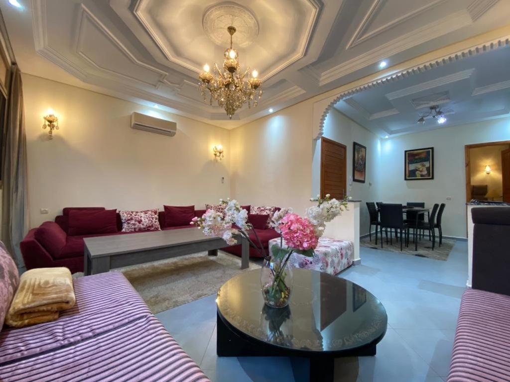 Apartament Cycas Family Aparts -Fibre Optique- Marrakesz Zewnętrze zdjęcie