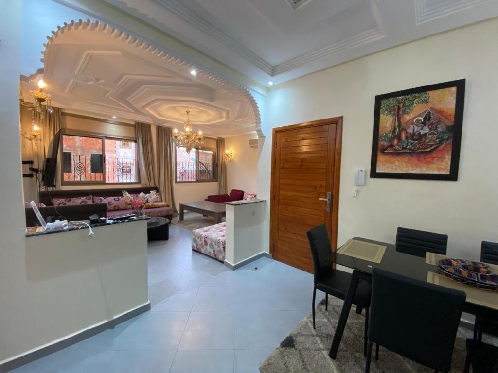Apartament Cycas Family Aparts -Fibre Optique- Marrakesz Zewnętrze zdjęcie