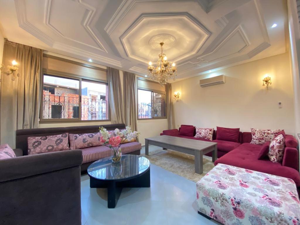 Apartament Cycas Family Aparts -Fibre Optique- Marrakesz Zewnętrze zdjęcie