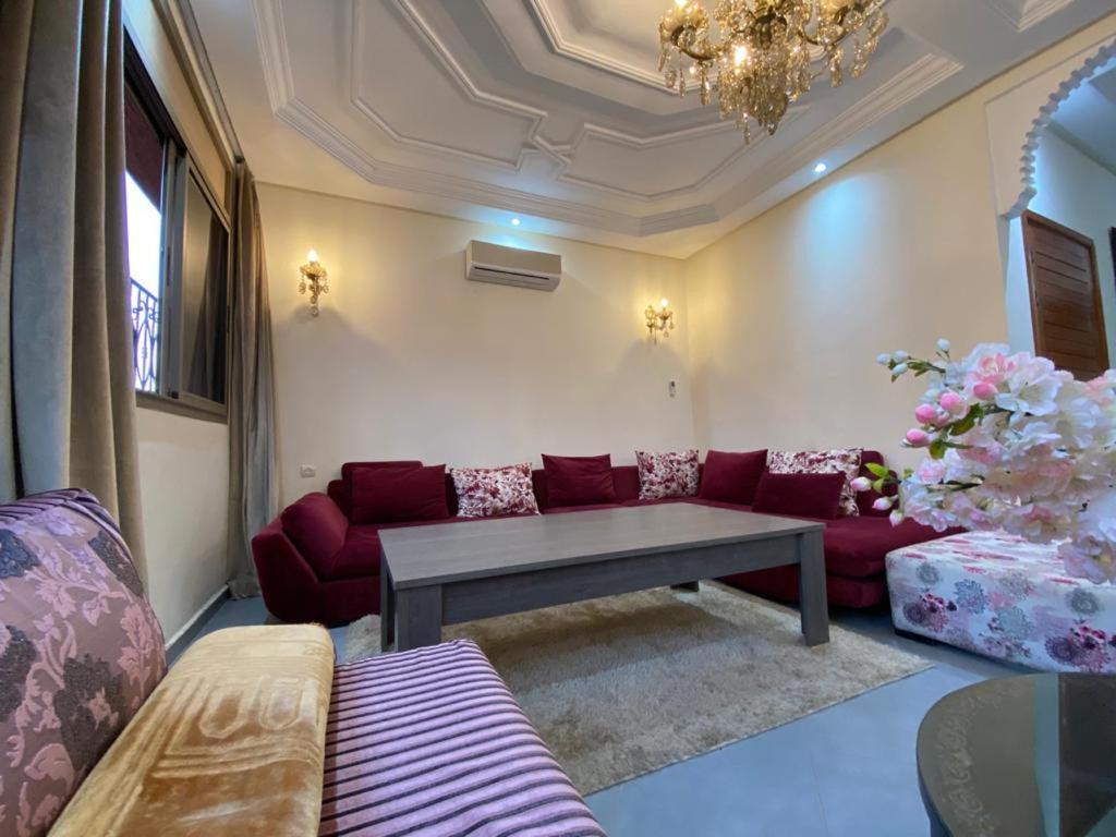Apartament Cycas Family Aparts -Fibre Optique- Marrakesz Zewnętrze zdjęcie
