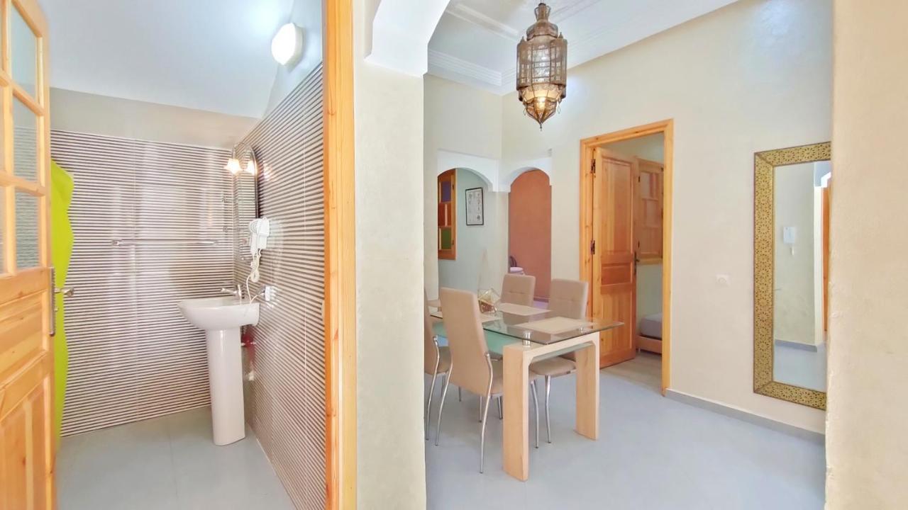 Apartament Cycas Family Aparts -Fibre Optique- Marrakesz Zewnętrze zdjęcie