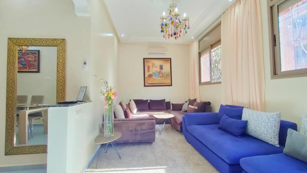 Apartament Cycas Family Aparts -Fibre Optique- Marrakesz Zewnętrze zdjęcie