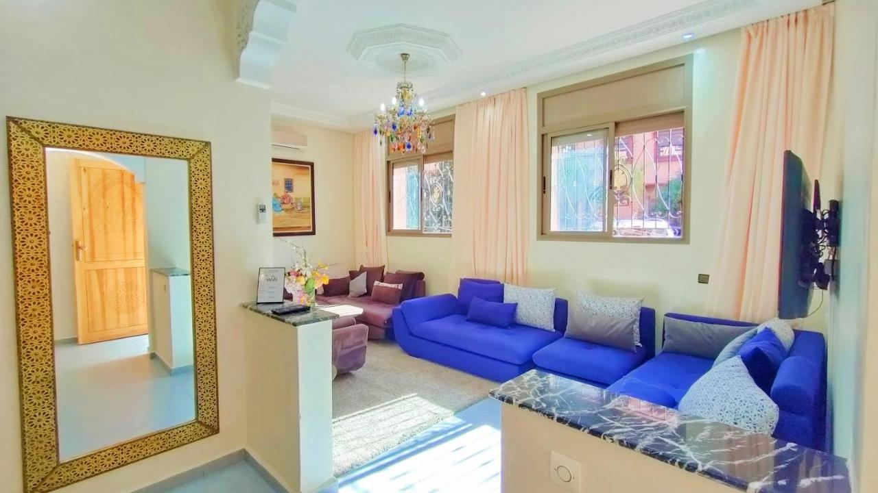 Apartament Cycas Family Aparts -Fibre Optique- Marrakesz Zewnętrze zdjęcie
