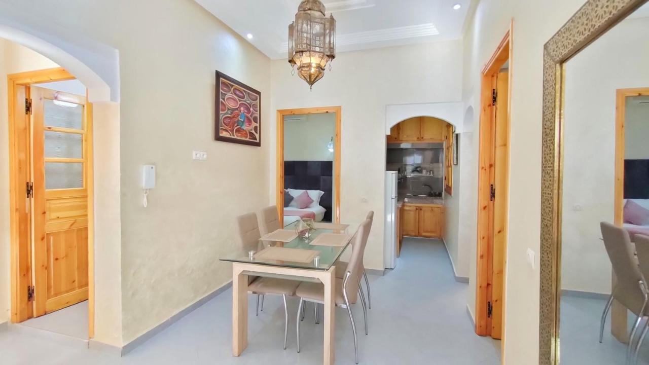 Apartament Cycas Family Aparts -Fibre Optique- Marrakesz Zewnętrze zdjęcie